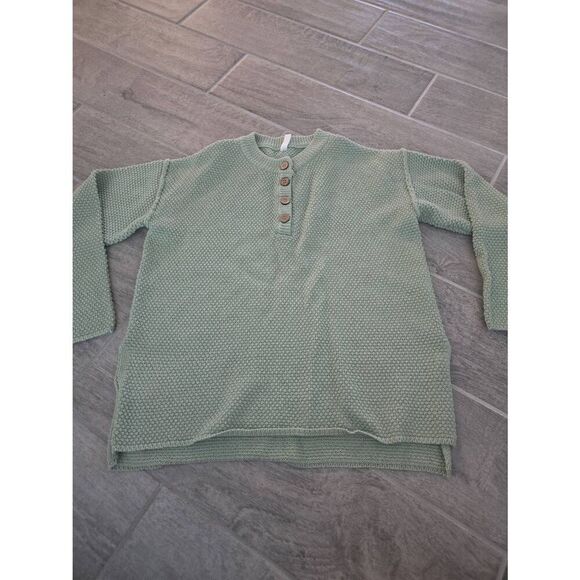 Women's Wishlist Knit Lounge Set Long Sleeve Wide Cropped Ankle Length Pants Gre - Picture 7 of 12